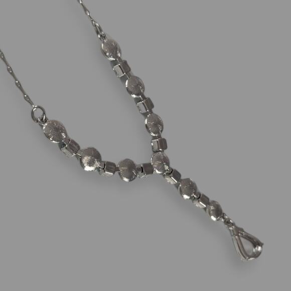 Y2K Avon NEW Crystalline Y-Drop Necklace & Earrings Set ~ Aurora Borealis - Picture 7 of 8